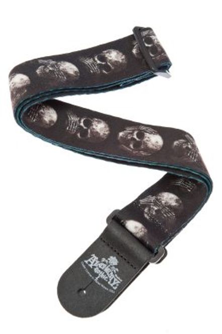 Hovedbilde DADDARIO 50AL01 Gitarrem Muted Black Skulls