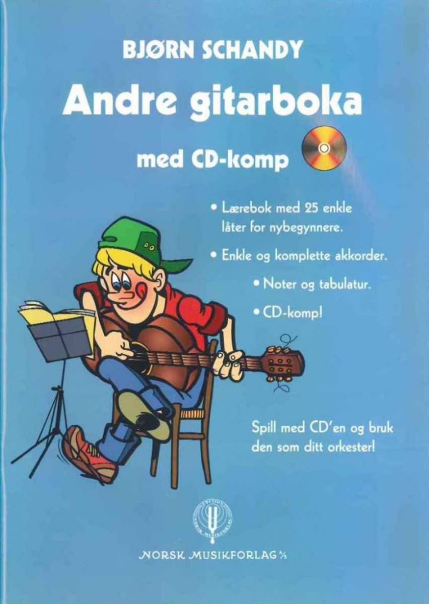 Andre gitarboka med cd-komp Schandy, Bjørn