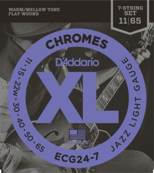 Hovedbilde DADDARIO ECG24-7 Strengesett El-Gitar