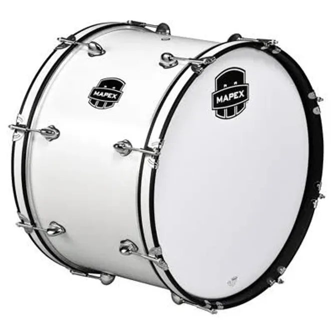 Hovedbilde Mapex Contender Marching Bass DrumMCCBS1814, 18x14, White