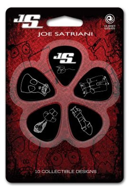 Hovedbilde DADDARIO 1CBK6-10JS Plekterpakke Joe SatrianiBlack Heavy 0,96 mm 10 pcs 1CB