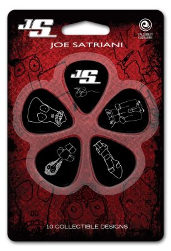 DADDARIO 1CBK6-10JS Plekterpakke Joe SatrianiBlack Heavy 0,96 mm 10 pcs 1CB