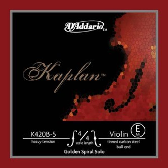 Hovedbilde DADDARIO Kaplan K420B-5 E-Streng Fiolin 4/4H