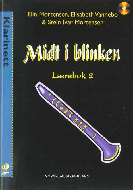 Hovedbilde Midt i Blinken Klarinett Bok 2