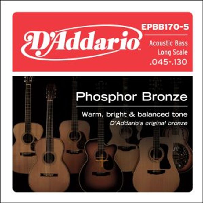 Hovedbilde DADDARIO EPBB170-5 Strengesett El-Bass