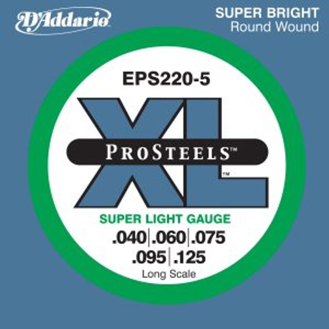 Hovedbilde DADDARIO EPS220-5 Strengesett El-Bass