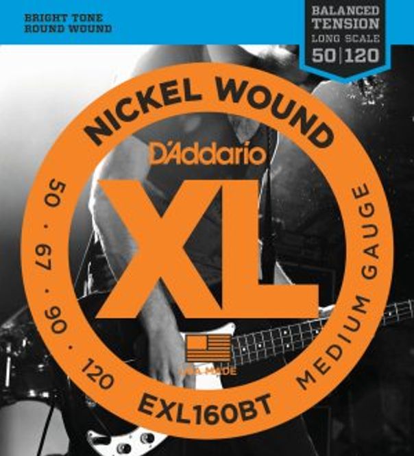 Hovedbilde DADDARIO EXL160BT Strengesett El-Bass
