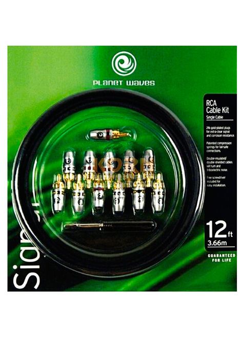 Hovedbilde DADDARIO PW-RCASK-6 RCA Kit RCA Plugs 1,8 m Cable 6 pk