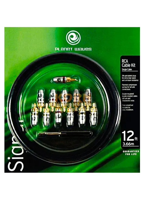 Hovedbilde DADDARIO RCA Kit RCA Plugs 1,8 m Cable  6 pk PW-RCASK-6