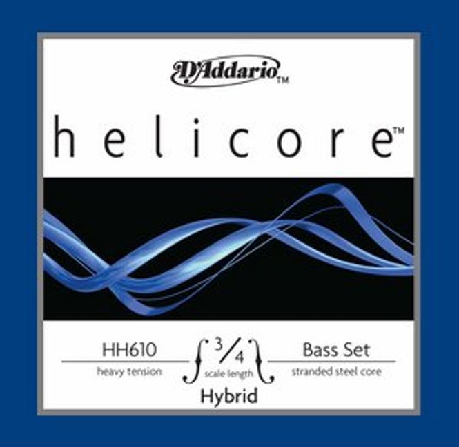 Hovedbilde DADDARI Helicore HH610 Strengesett Kontrabass Hybrid 3/4H