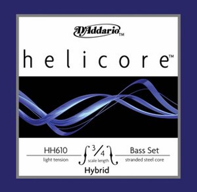 Hovedbilde DADDARI Helicore HH610 Strengesett Kontrabass Hybrid 3/4L
