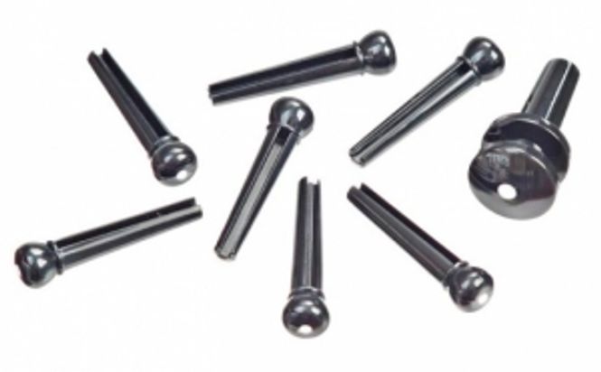 Hovedbilde DADDARIO PWPS10 End Pin & Bridgepins ABS Black/White dot 1+7