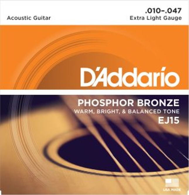 Hovedbilde DADDARIO EJ15 Strengesett Akustisk Gitar