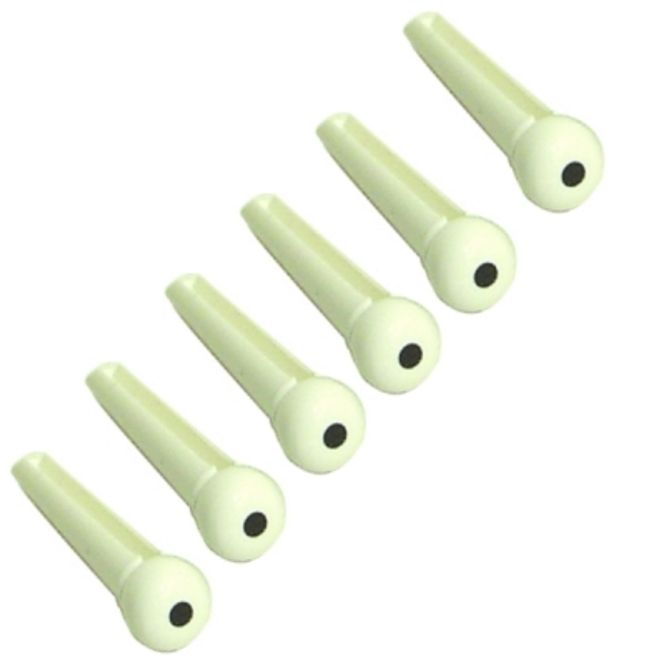 Hovedbilde SOUNDSATION 2084 Bridge Pins ABS White/Black Dot  