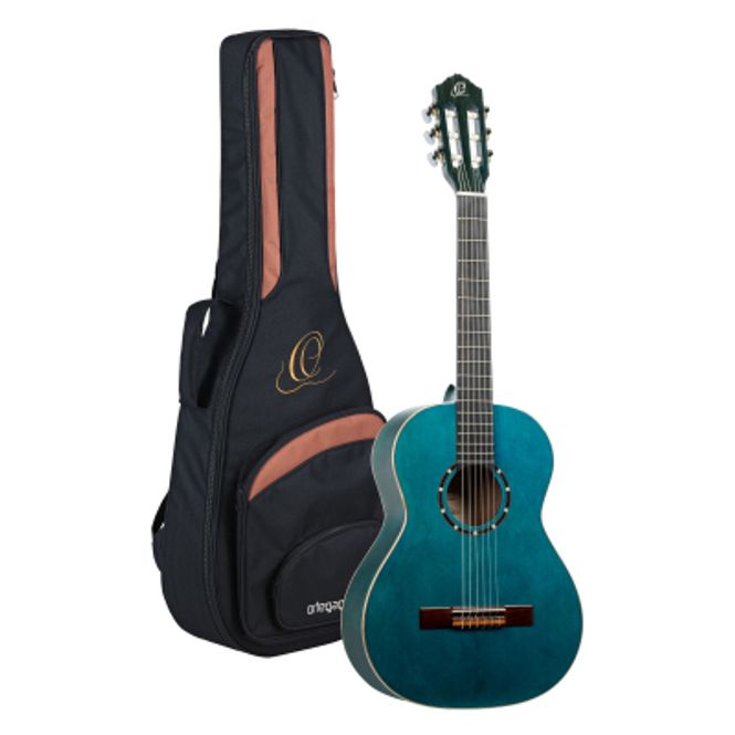 Hovedbilde Ortega RRA-OCT Klassisk gitarr Parlor body, Ranger, Ocean Blue 