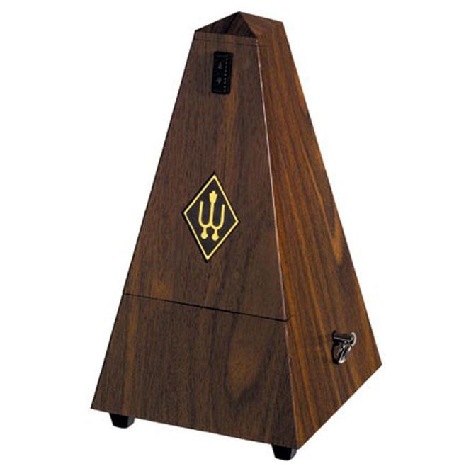 Hovedbilde WITTNER Pendelmetronom plast imitert walnut
