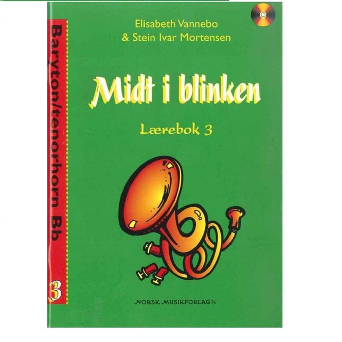 Hovedbilde Midt i Blinken Tenor og Baryton (G-nøkkel) Bok 3